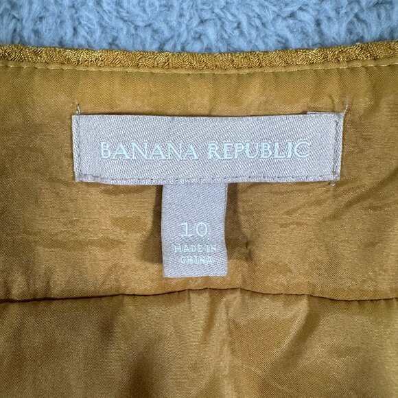 [BANANA‎ REPUBLIC] Mustard yellow gold pencil skirt - Picture 8 of 12